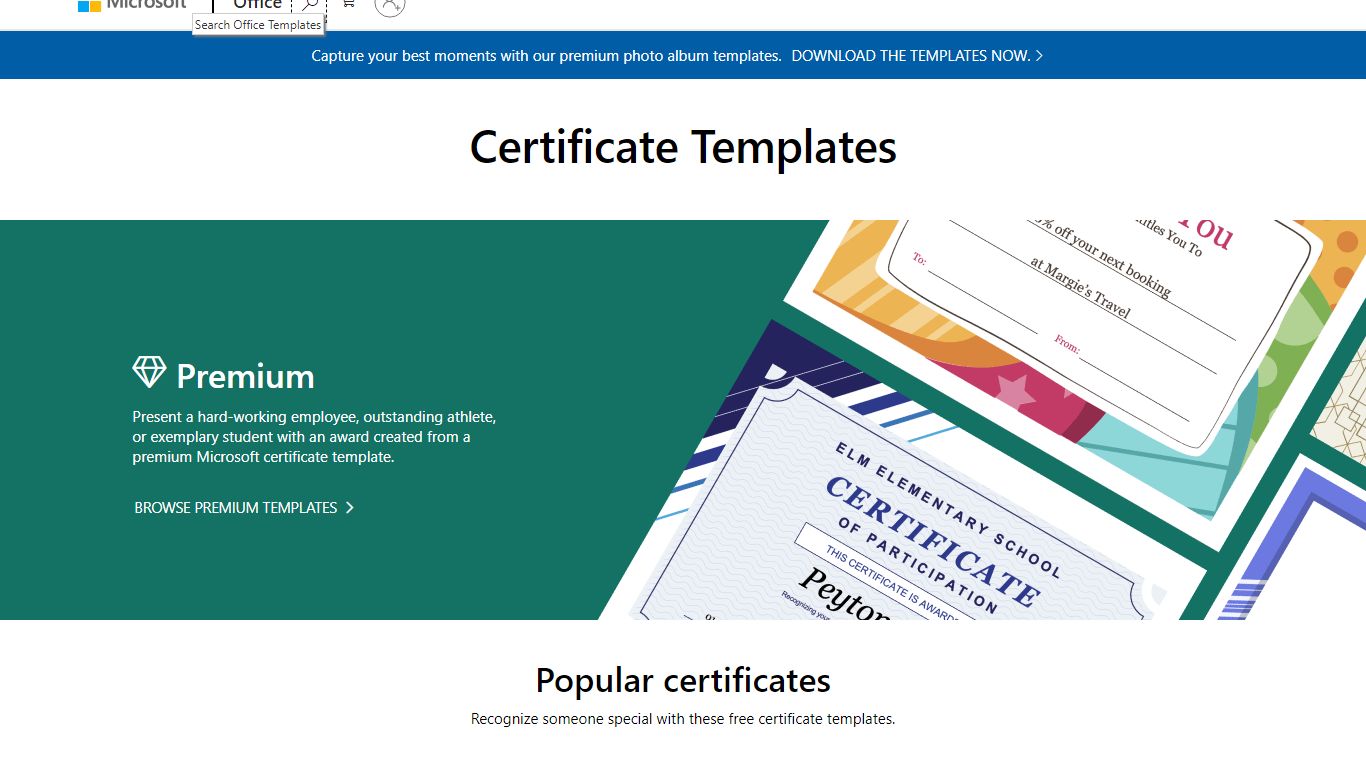 Certificate Templates